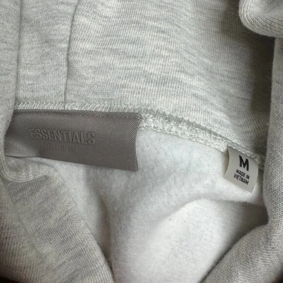 Fear Of God Essential Hoodies - Light Oat - Picture 4 of 5